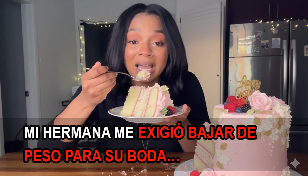 MI HERMANA ME EXIGIÓ BAJAR DE PESO PARA SU BODA… Y CUANDO HABLÉ CON SU NOVIO, TODO COLAPSÓ.